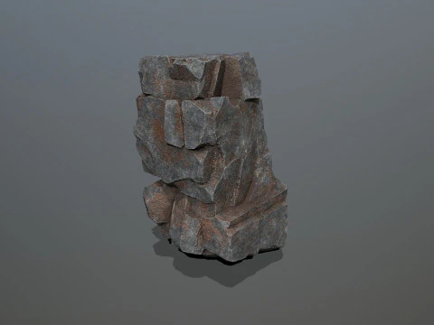 Cliff rocks 3D Model