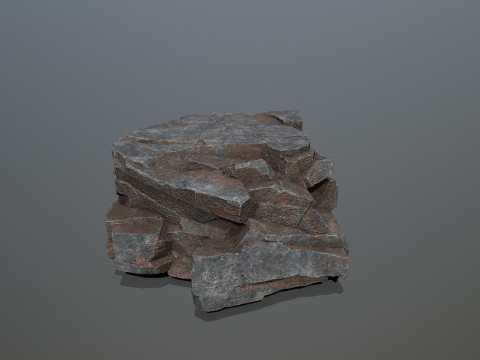 Cliff rocks 3D 模型