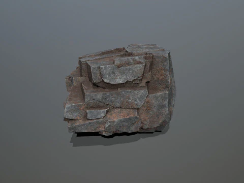 Cliff rocks 3D Model