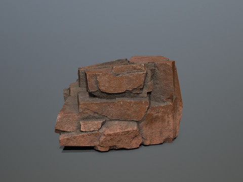 Desert rocks 3D Modell