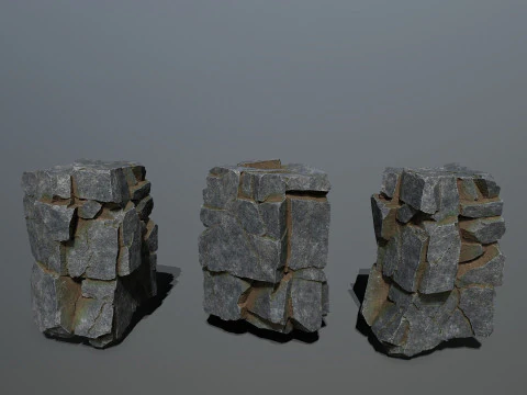 Cliff rocks 3D Model