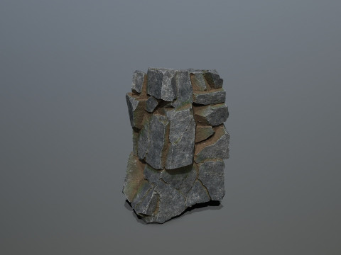 Cliff rocks 3D Model