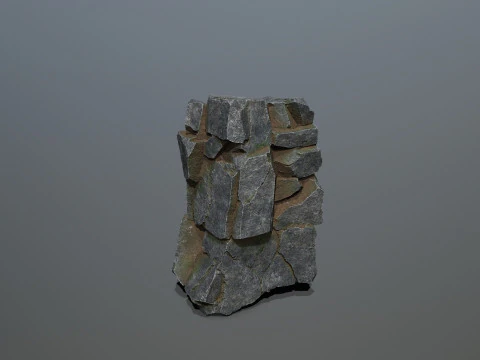 Cliff rocks 3D Model
