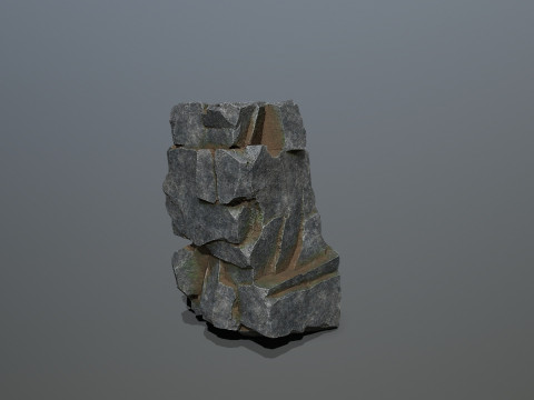 Cliff rocks 3D Model