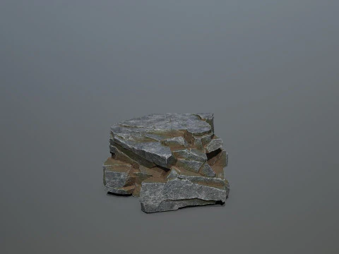 Cliff rocks 3D Model