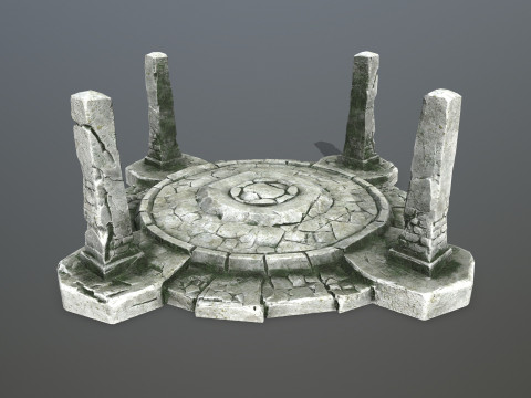 Ruin Gate Modelo 3D