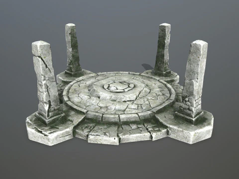 루인 게이트 3D 모델