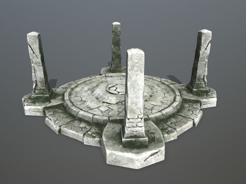 Ruin Gate 3D Модель
