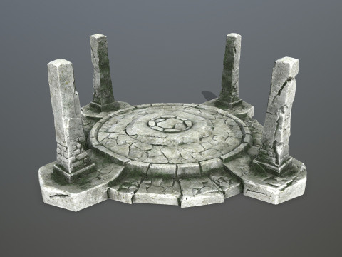 Ruin Gate 3D Модель