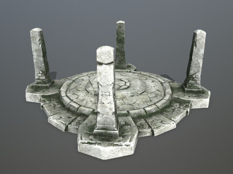 Ruin Gate 3D Модель