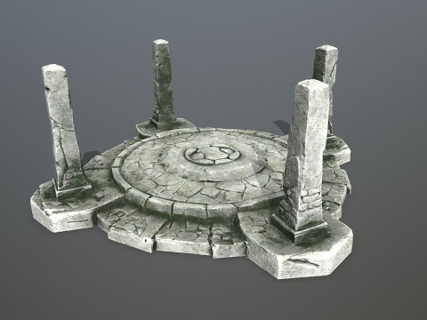 Ruin Gate 3D Модель