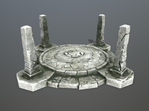 Ruin Gate 3D Модель