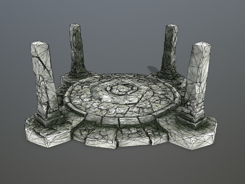 Ruin Gate 3D Модель