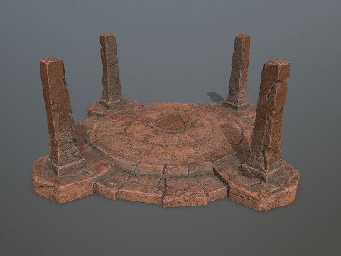 Ruin Gate Modello 3D