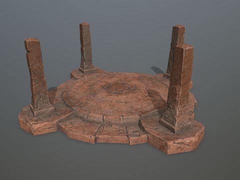Ruin Gate Modello 3D