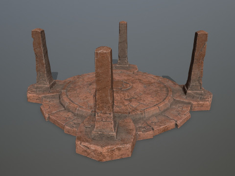 Ruin Gate Modello 3D