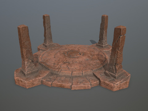 Ruin Gate Modello 3D