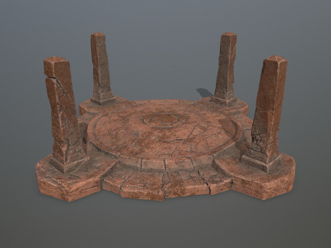 Ruin Gate Modello 3D