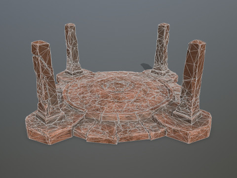 Ruin Gate Modello 3D