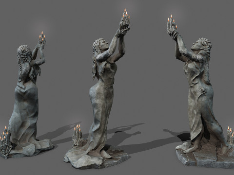 Woman Statue 3D Модель