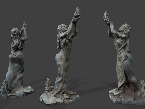 Woman Statue Modèle 3D