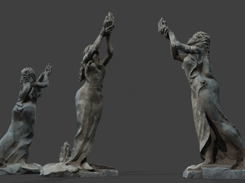 Woman Statue Modèle 3D