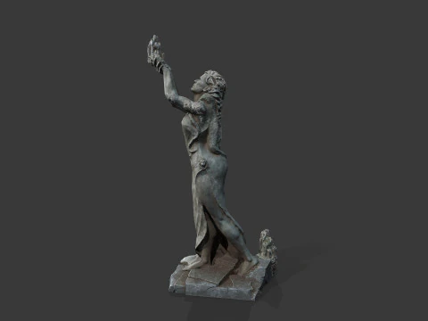 Woman Statue 3D Model