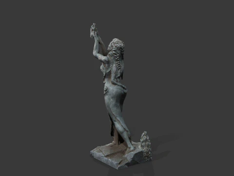 Woman Statue 3D Model