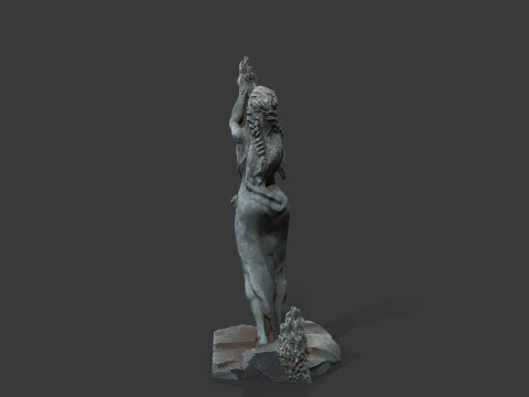 Woman Statue 3D Model