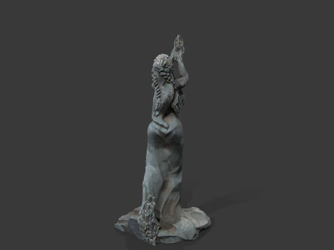Woman Statue 3D Model