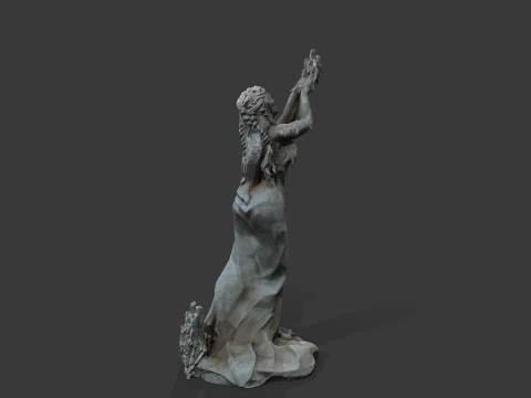 Woman Statue 3D Model