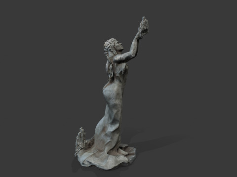 Woman Statue Modèle 3D