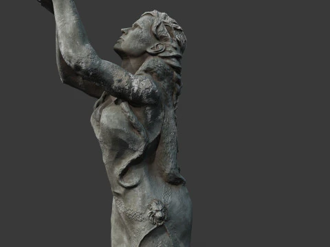 Woman Statue 3D Model
