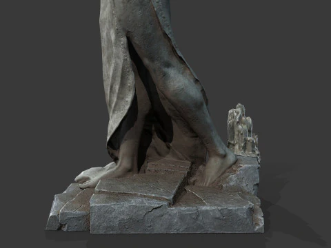 Woman Statue 3D Model