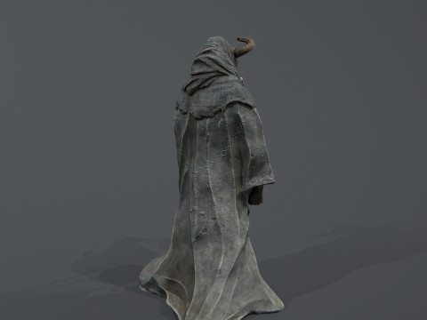 Dark Statue Model 3D