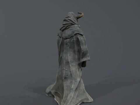 Dark Statue 3D Model