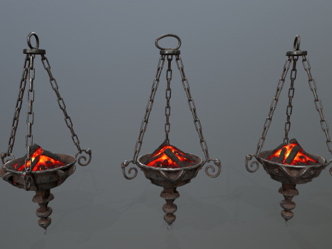 Dark Statue Model 3D