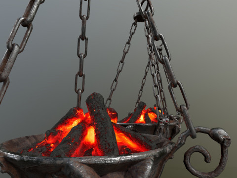 Dark Statue Model 3D