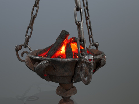 Dark Statue Model 3D