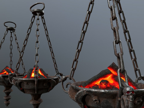 Dark Statue Model 3D