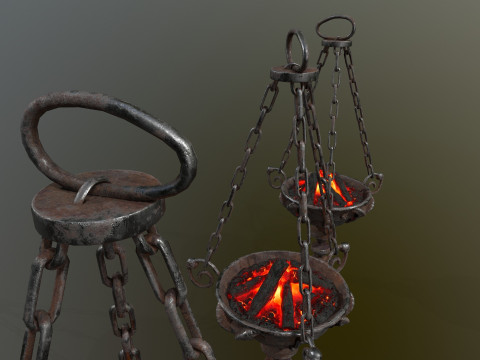 Dark Statue Model 3D
