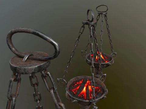 Dark Statue 3D Model