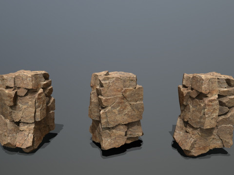 Desert rocks Modelo 3D