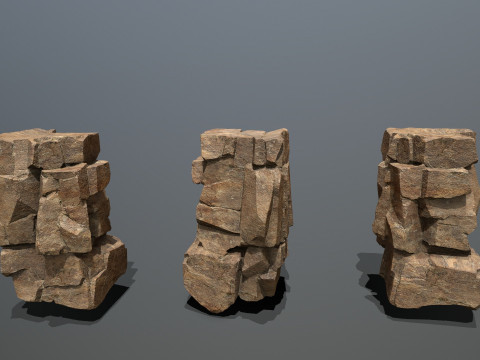 Desert rocks Modelo 3D
