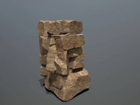 Desert rocks 3D Model
