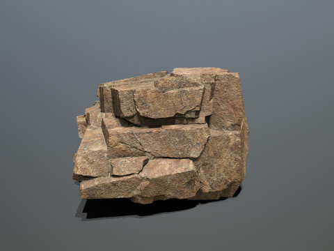 Desert rocks Modelo 3D