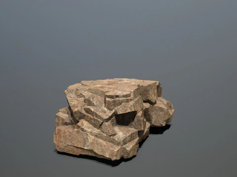 Desert rocks 3D Model