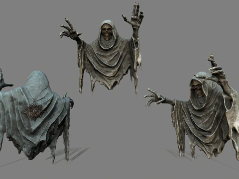 유령 조각상 3D 모델