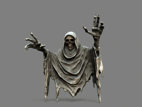 Ghost statue 3D Model