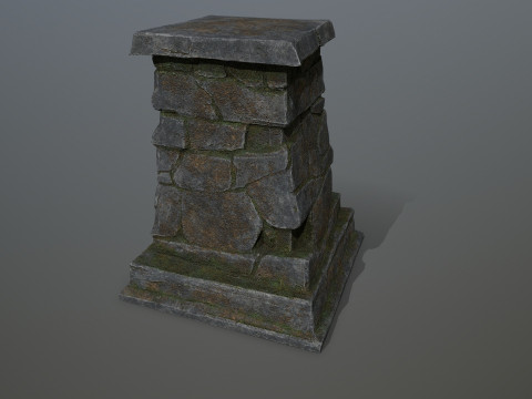 Средневековые жаровни с подсветкой 3D Модель